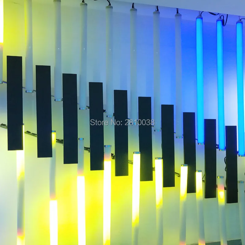 5 X 2M/Lot 24 pixel 5050  led tube stage lights 360 degree full colors 3D led pixel tube lights digital pixel led shadowless bar