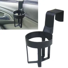 Black Car Truck Tuning Drink Water Bottle Cans Cup Holder Auto Door Mount Stand Universal Interior P