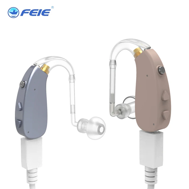 

T-201A Rechargeable Hearing Aid Mini Device Ear Amplifier Digital Hearing Aids BTE Elderly Ear Care Hearing Amplifier Deaf