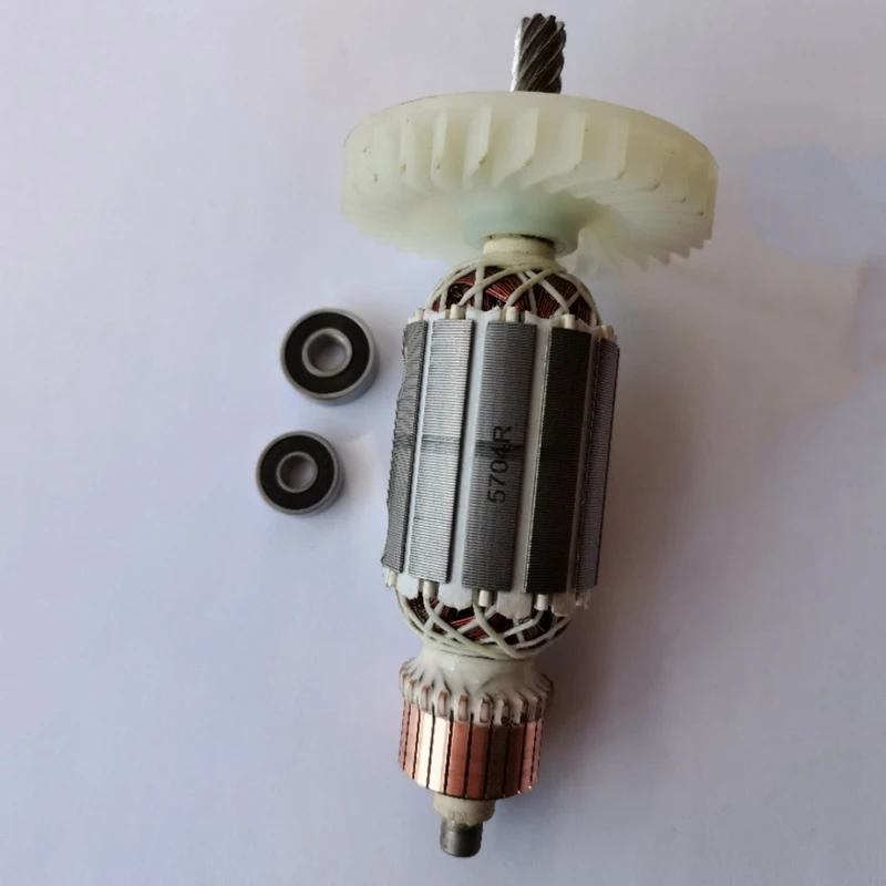 

AC220-240V 9-Teeth Drive Shaft Circular Saw Armature Rotor with Armature Stator Power Tool Parts