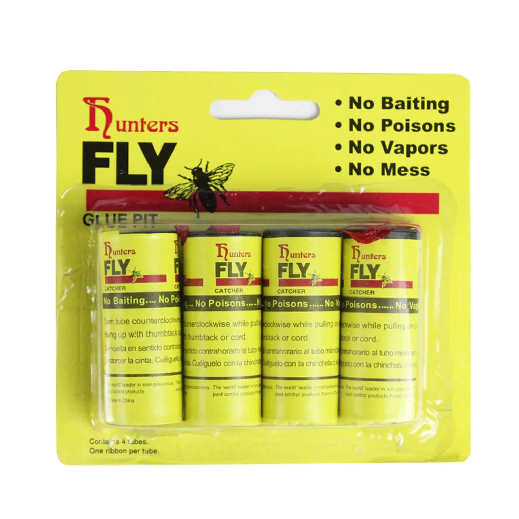 Клейкая бумага против муравьев и мух в коробке домашняя клейкая ловушка для