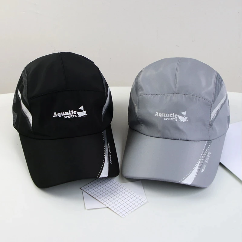 Быстросохнущая Складная Мужская бейсболка летняя повседневная марлевая