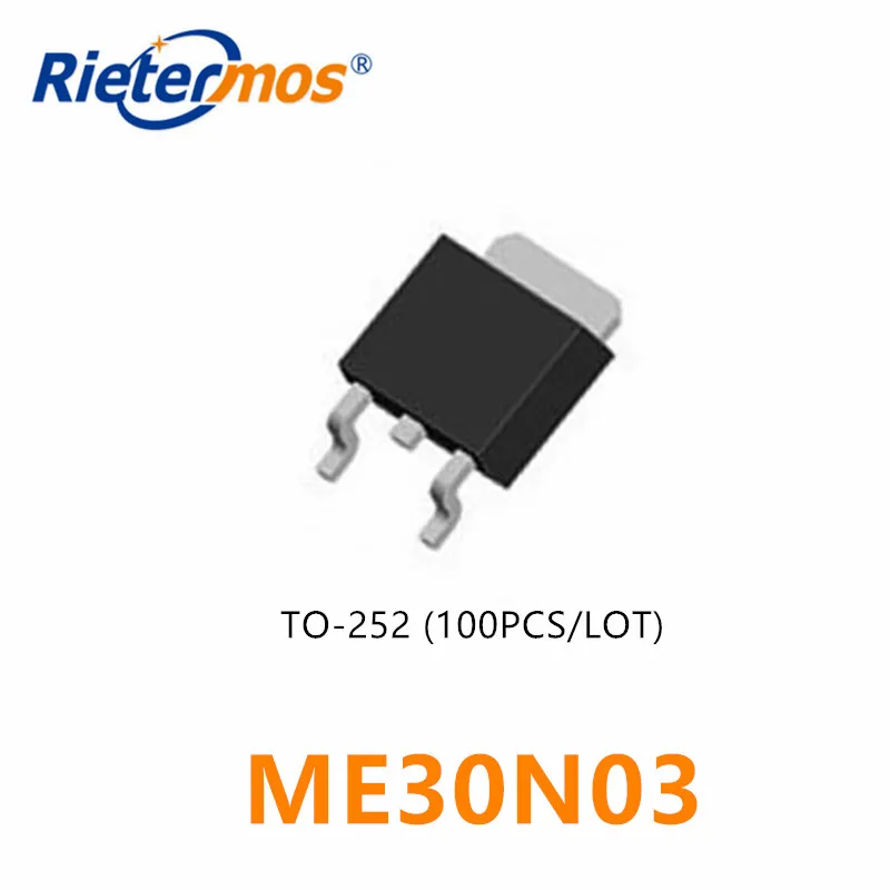 

100PCS N-CHANNEL 25V ME30N03 30N03 TO252 HIGH QUALITY