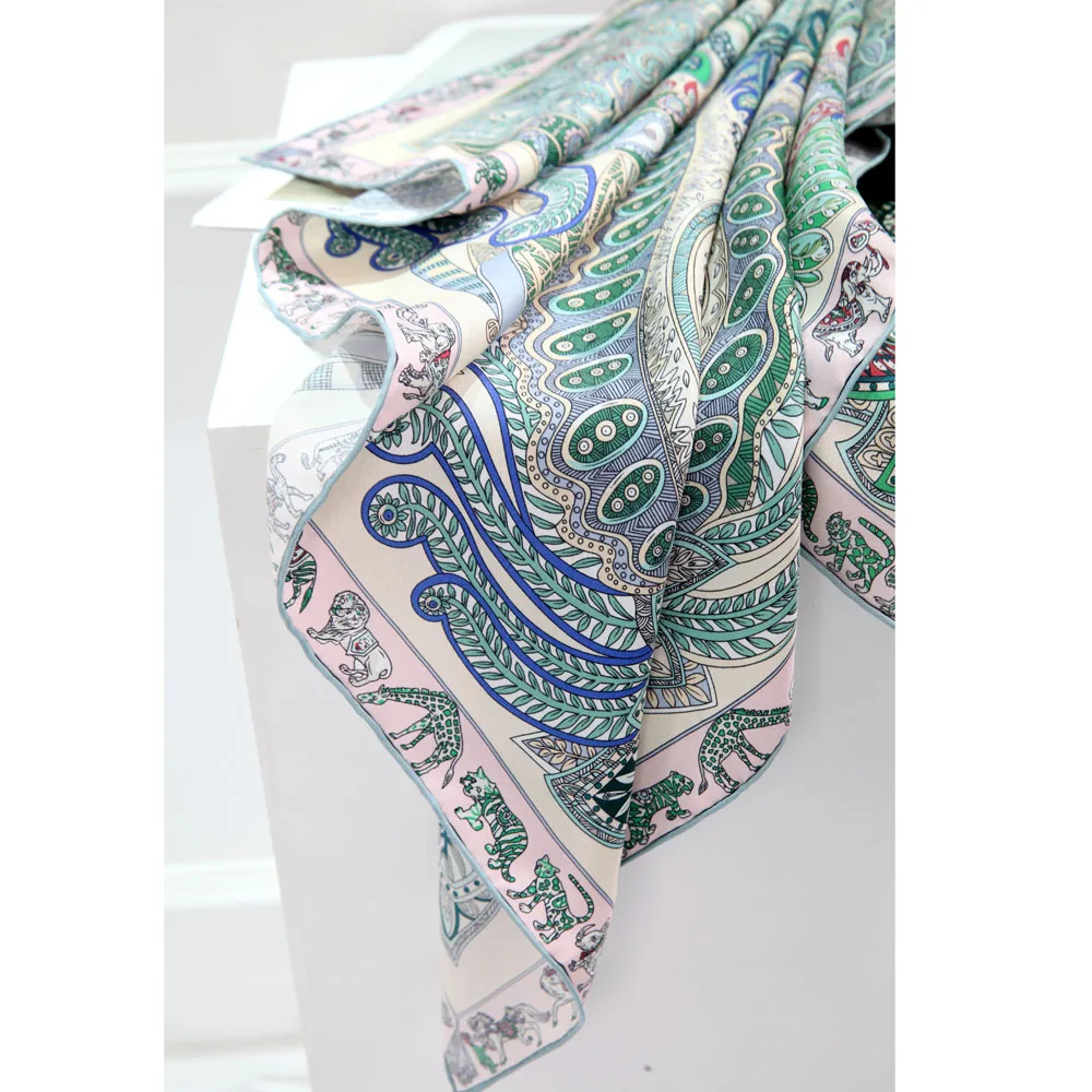 Элегантный шарф ручной работы из 100% саржевого шелка, TWIC-10400 от AliExpress RU&CIS NEW