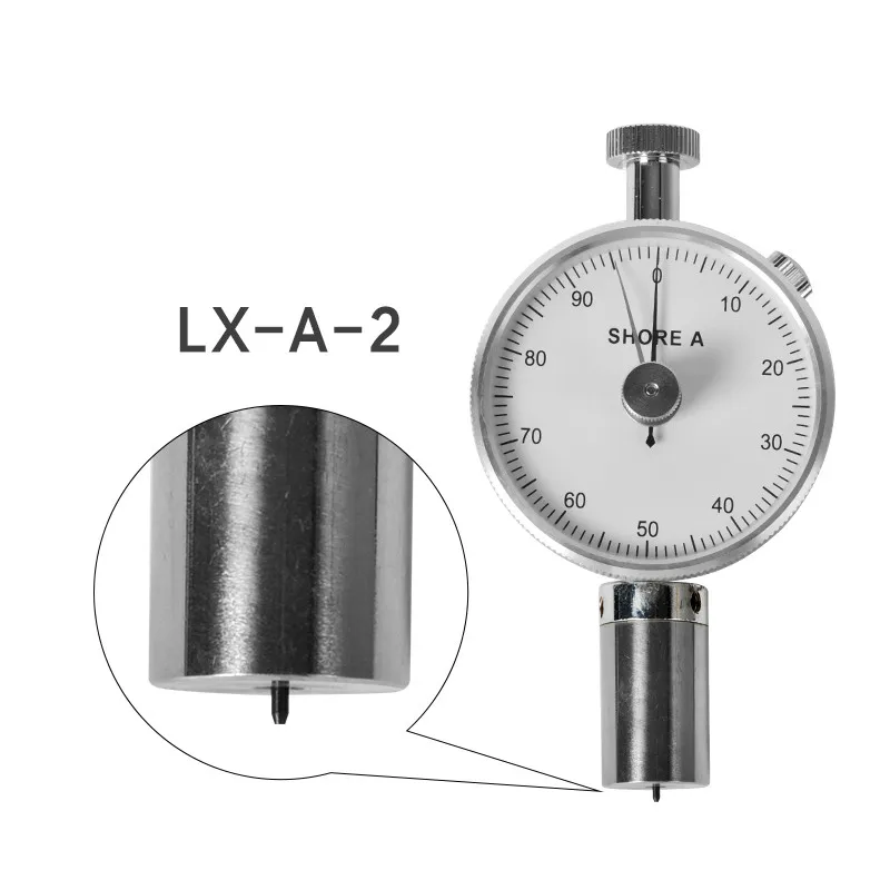 

LX-A-2 Durometer rubber hardness tester Analog Shore A Hardness Tester With Double Needle