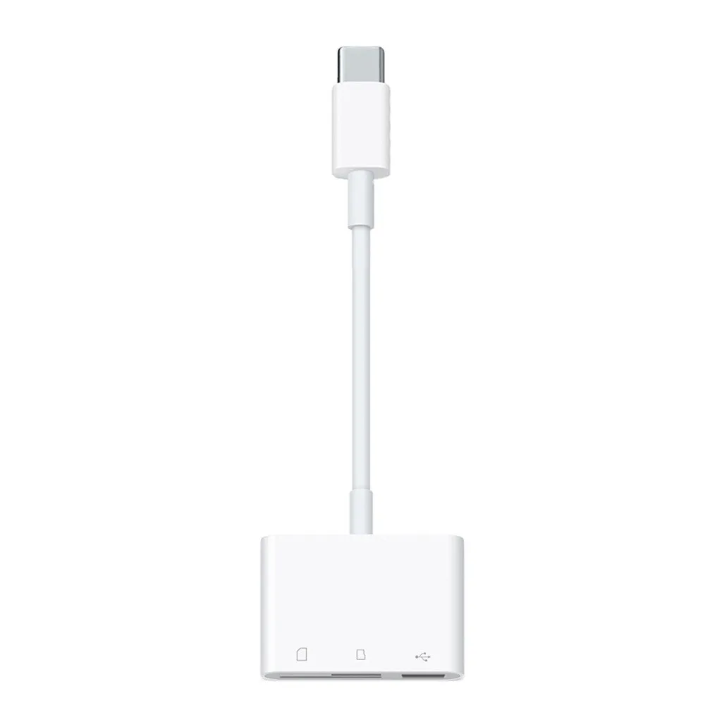 H40 3 в 1 type C к USB 2,0/SD/TF кард-ридер OTG концентратор адаптер для Macbook-Pro type C к USB 2,0/SD/TF карта памяти