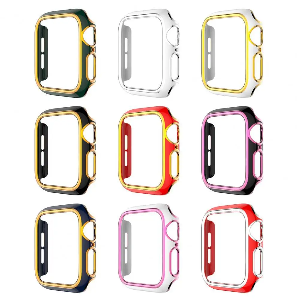 

Protective Cover Full Protection Anti-scratch Light Watch Protective Case for Apple watch series 4/5/6/SE Smart Accessories