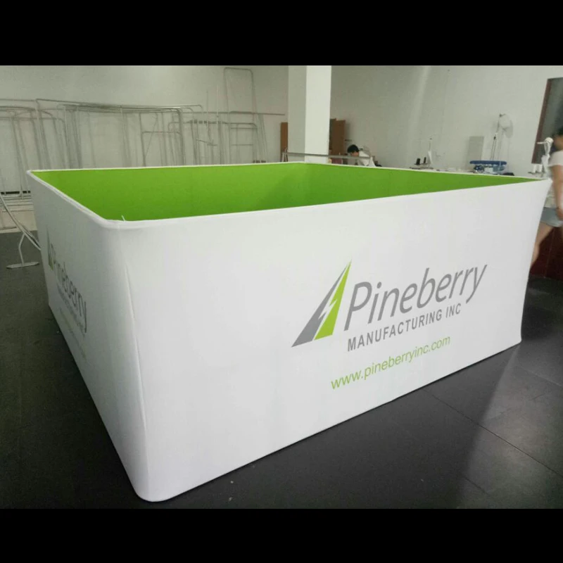 20 футовый портативный выставочный стенд на заказ с подвесным индикатором