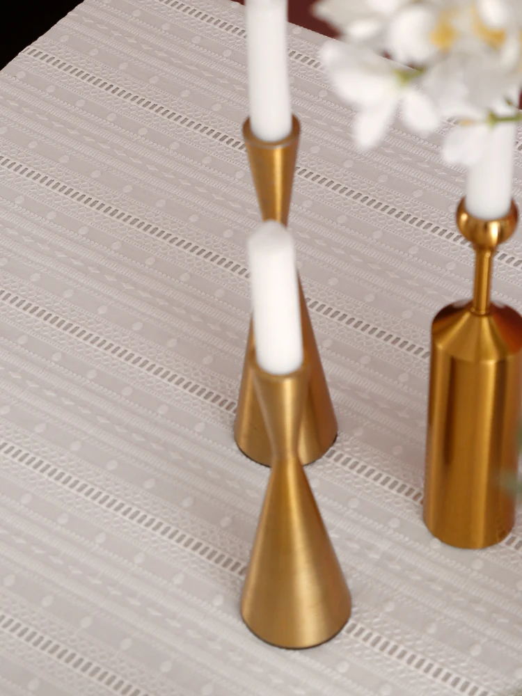 

Fabulous Water Oil Proof Pure Color Tablecloth Rectangle Stain Resistant Wrinkle Free and Spill Proof Washable Patio Table Cove