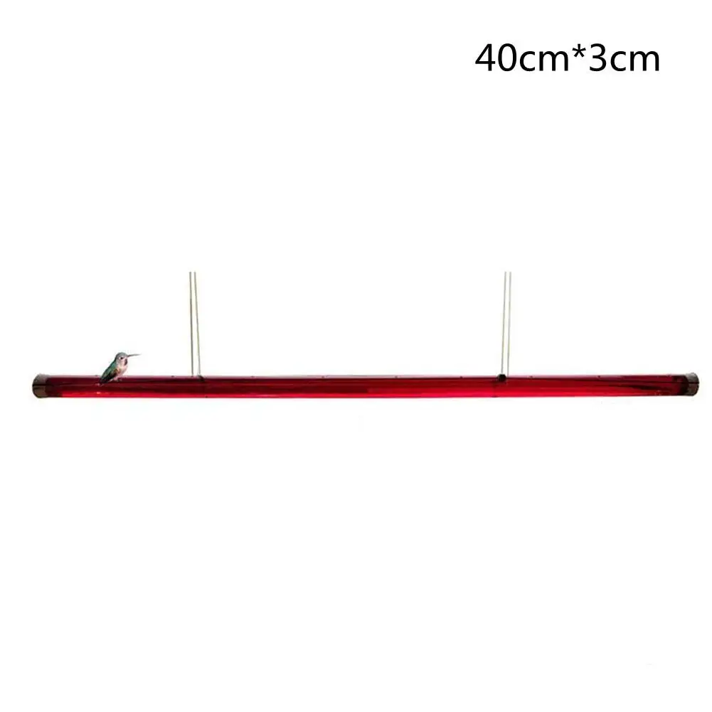 

Hummingbird Feeder With Hole Feeding Pipes Birds Easy To Use Red Hanging Long Tube Bird Feeder Anna's Best Gardening Tools
