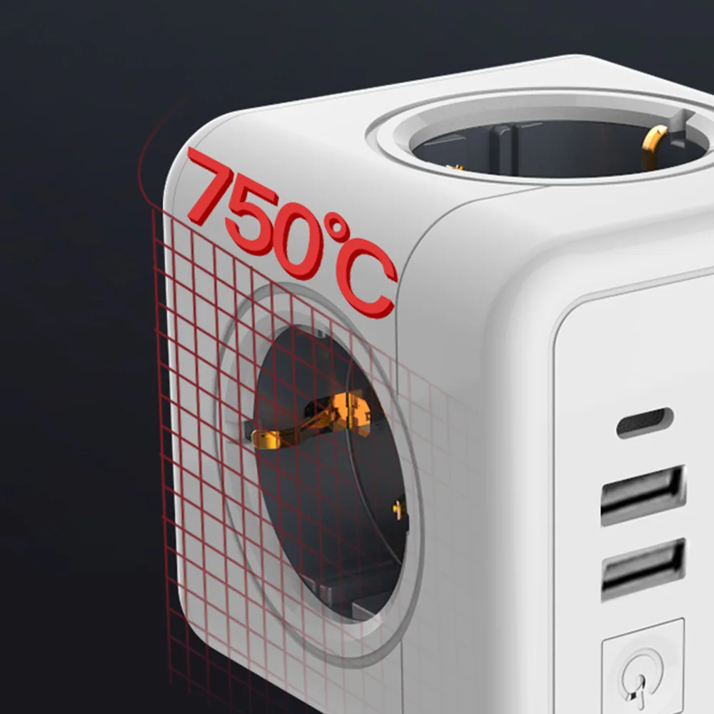 Блок питания с 2 USB портами удлинитель для умного дома|Электрические вилки| |