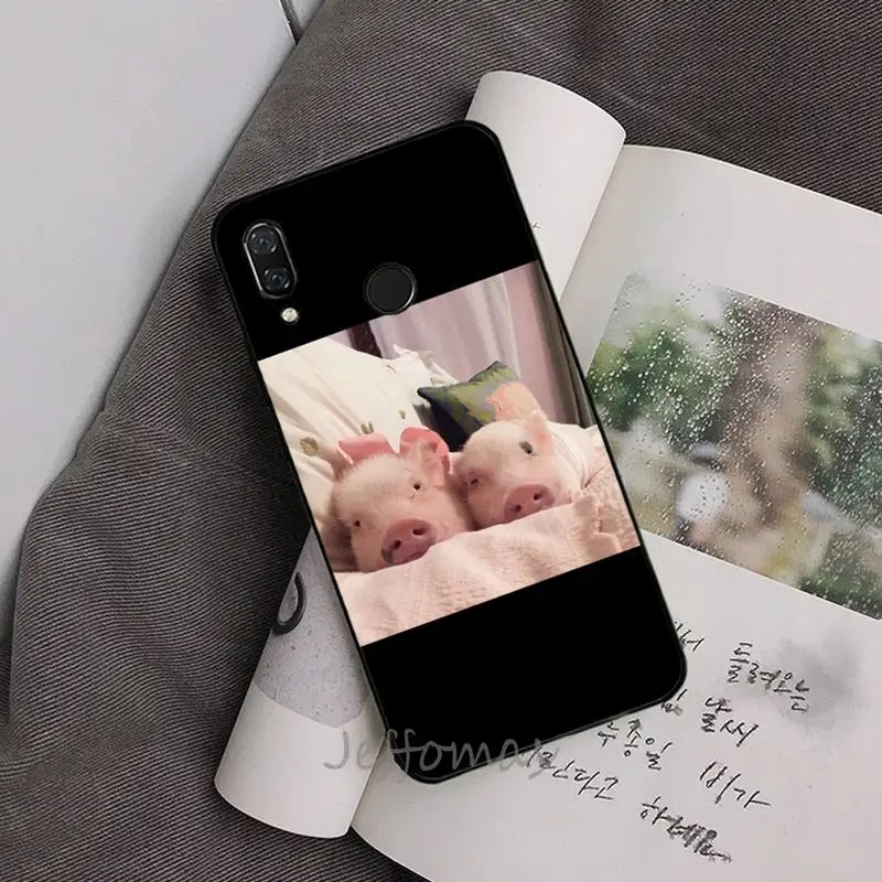 

Cute Little Pink Pet Pig Phone Case For Xiaomi Redmi Note 4 4x 5 6 7 8 pro S2 PLUS 6A PRO