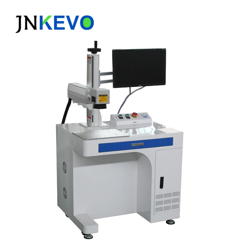 Оптоволоконный лазерный маркировочный станок 20/30/50 Вт белый/черный/цветной