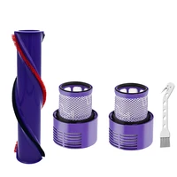 roll brush filters kit for dyson v10 cordless cleaner head brush bar roller robot sweeper vacuums accessories