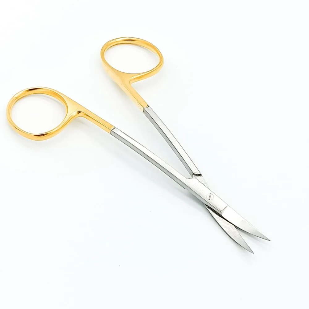 LaGrange supercut scissors 11.5cm double s curved serrated blade free slip cutting dental rhinoplasty surgery instruments kit