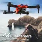 Дрон Радиоуправляемый E99 PRO, складной Квадрокоптер с двойной камерой 4K HD, Wi-Fi, FPV, автоматический возврат, для взрослых и детей