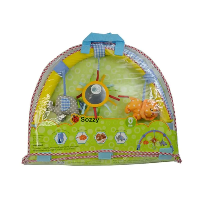 

Infant Baby Stroller/Crib Hanging Toys Lovely Soft Plush Arch Rattles Ring Bell Newborn Educational Toys Crib Accessory