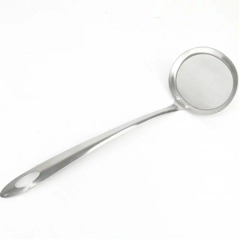 

Small Spoon Oil Sieve Super Thick Japanese Hot Pot Filter Soup Skimmer Spoon Mesh Percolator Strainer Fat Oil Skim Grease Foam