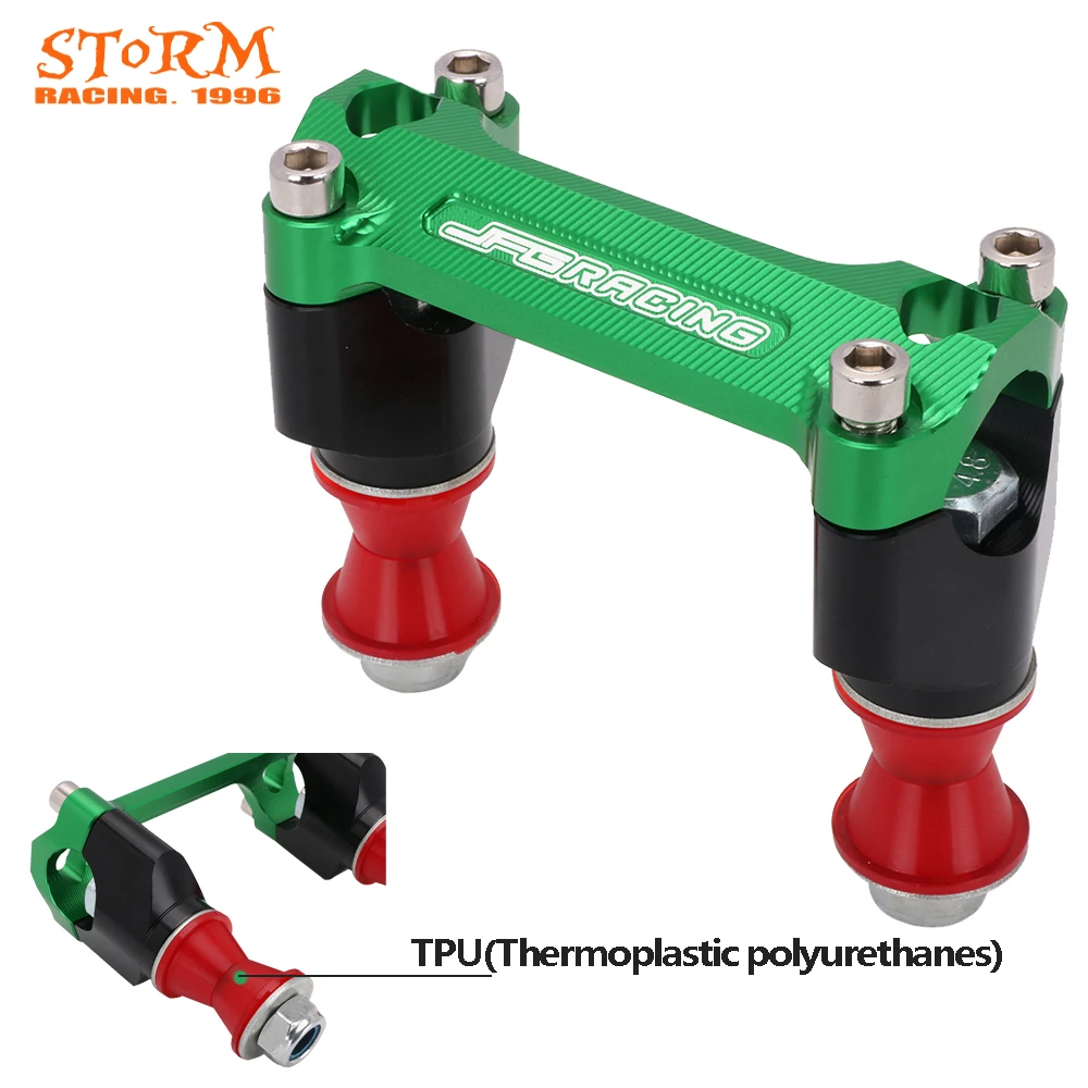 Зажим для крепления на руль мотоцикла из алюминиевого сплава 28 мм с ТПУ Kawasaki KX250F