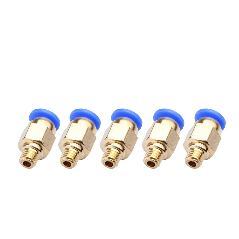 10 шт. пневматические разъемы для 3D принтеров детали соединитель bowden Quick Jointer 1 75/3