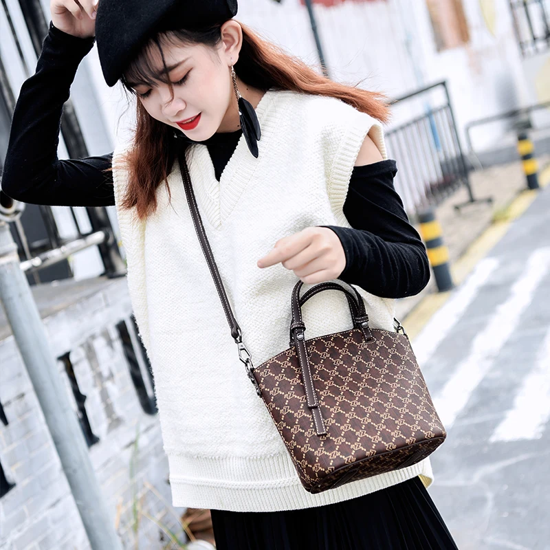 Модная винтажная Женская Ручная сумка дизайнерские роскошные сумки через плечо