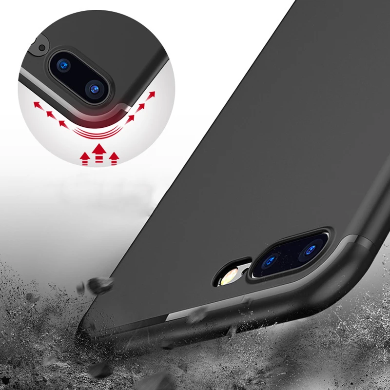 Ультратонкий матовый телефон случае для iPhone 11 Pro Xs Max XR X 8 7 6 s 6s Plus 5 5S SE 6Plus 7Plus 8Plus
