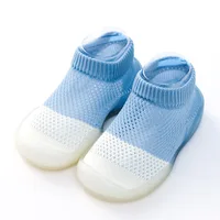 Baby Shoes First-Walking Toddler Shoes Kids Girls Boys Summer Floor Anti-Slip Breathable Hole Thin Mesh Shoes(6-36 Months)
