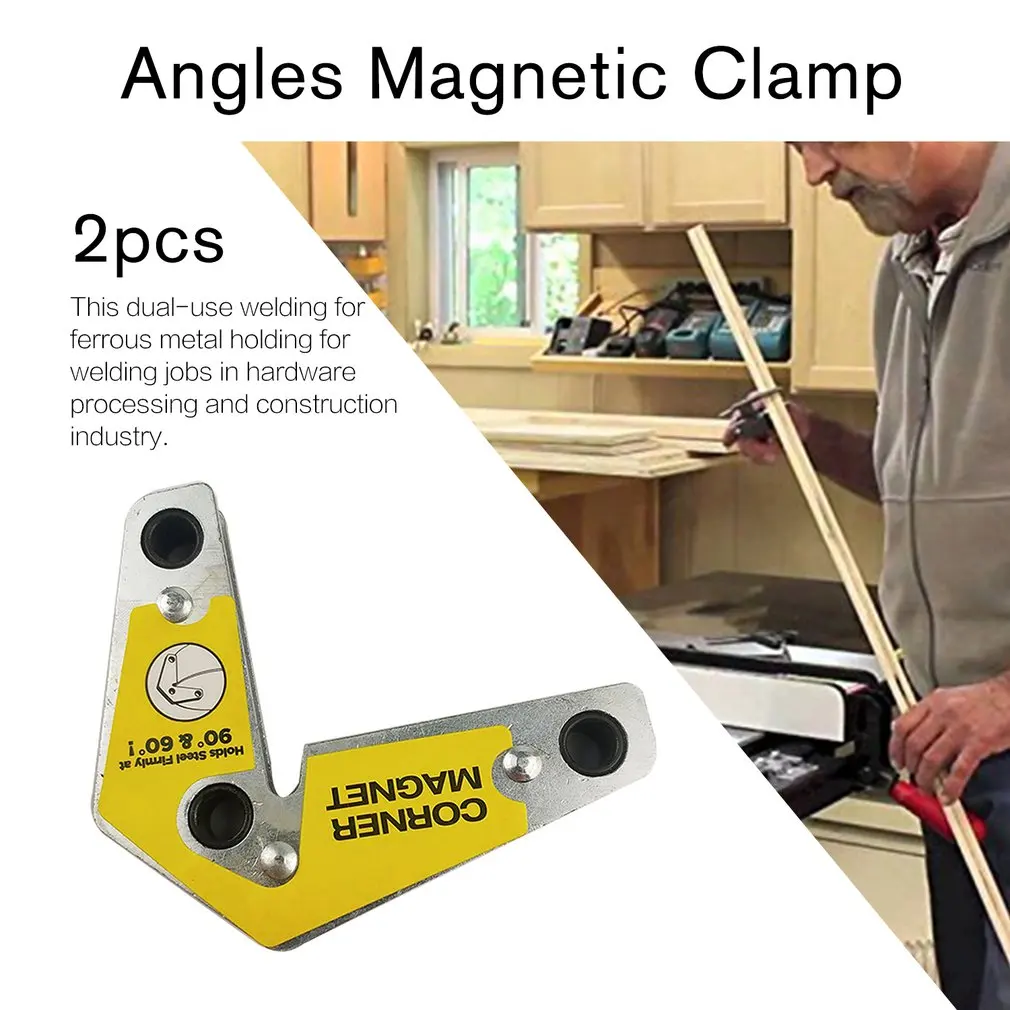 2 шт./компл. сильный Неодимовый магнитный фиксатор угловой сварочный магнит
