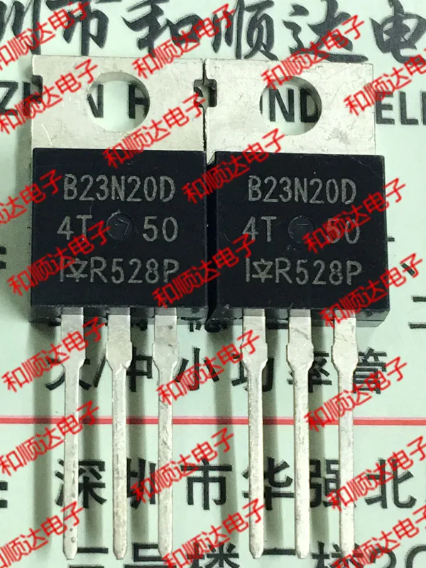 

10 шт./лот B23N20D IRFB23N20DPBF новый оригинальный запас TO-220 200V 24A