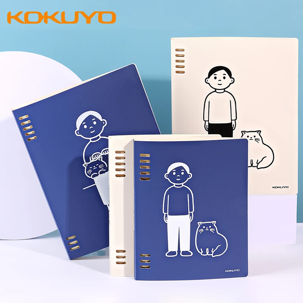 

Japan KOKUYO Loose-leaf Book Eight-hole Removable And Replaceable Refill Notebook A5/B5 School Office Stationery