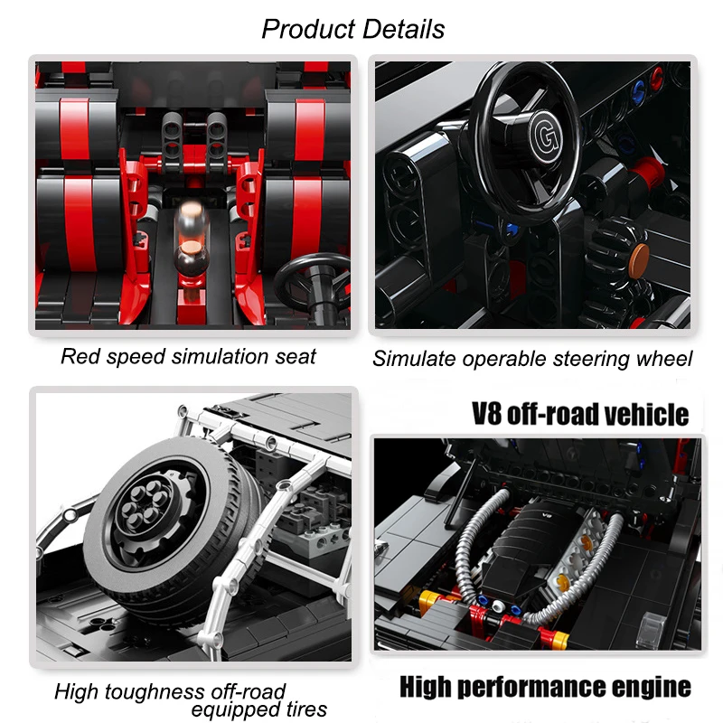 3300 шт. высокотехнологичный внедорожник детский внедорожник|Блочные