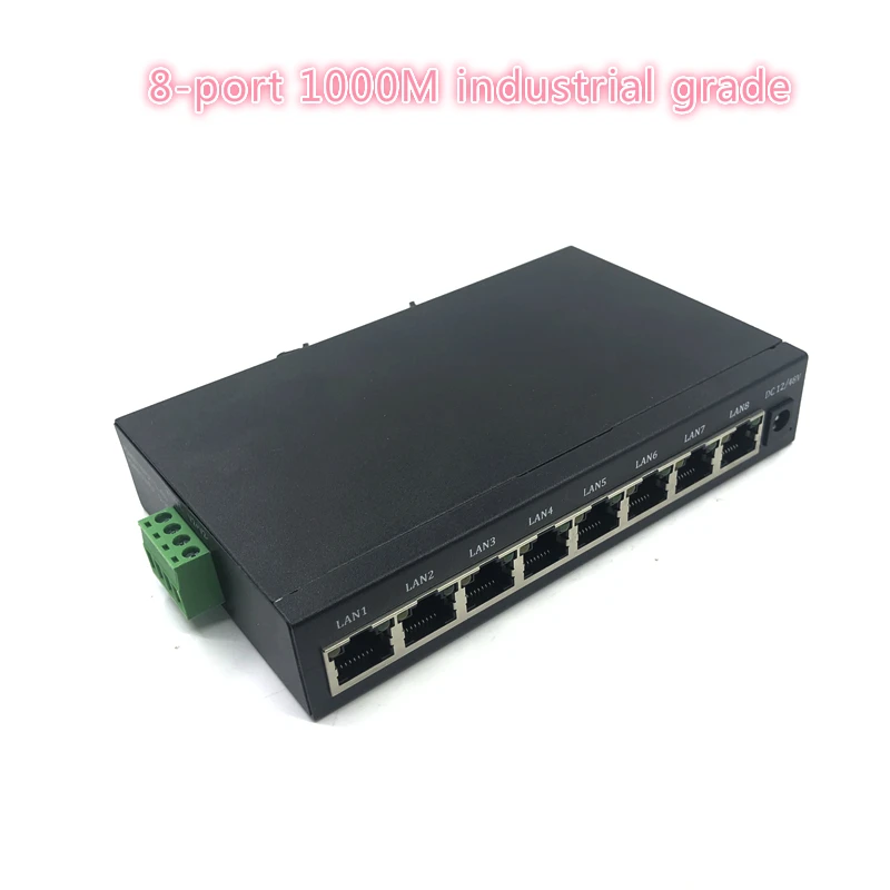 Защитный порт 8 Poe 10/100/1000M промышленный гигабитный коммутатор ethernet|Смарт-гаджеты| |