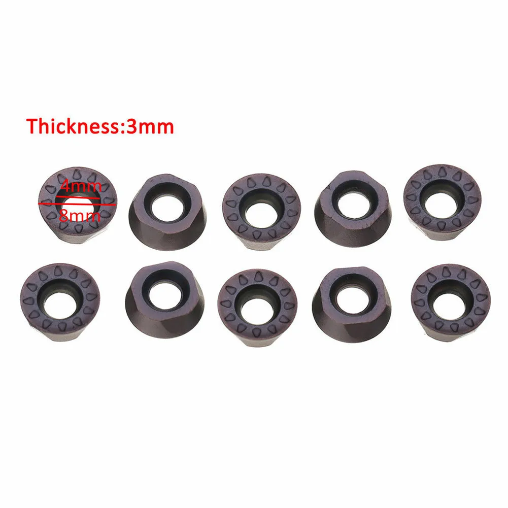 

10pcs/kit RPMT08T2 Blade Accessories Carbide For Milling Machine Parts