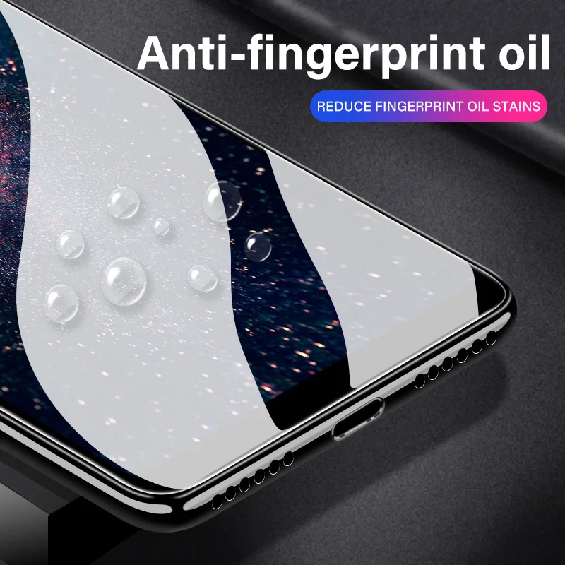 Закаленное стекло с полным покрытием для Xiaomi Redmi Note 9 9S 8 7 6 8T Pro Защитное экрана 9A 6A