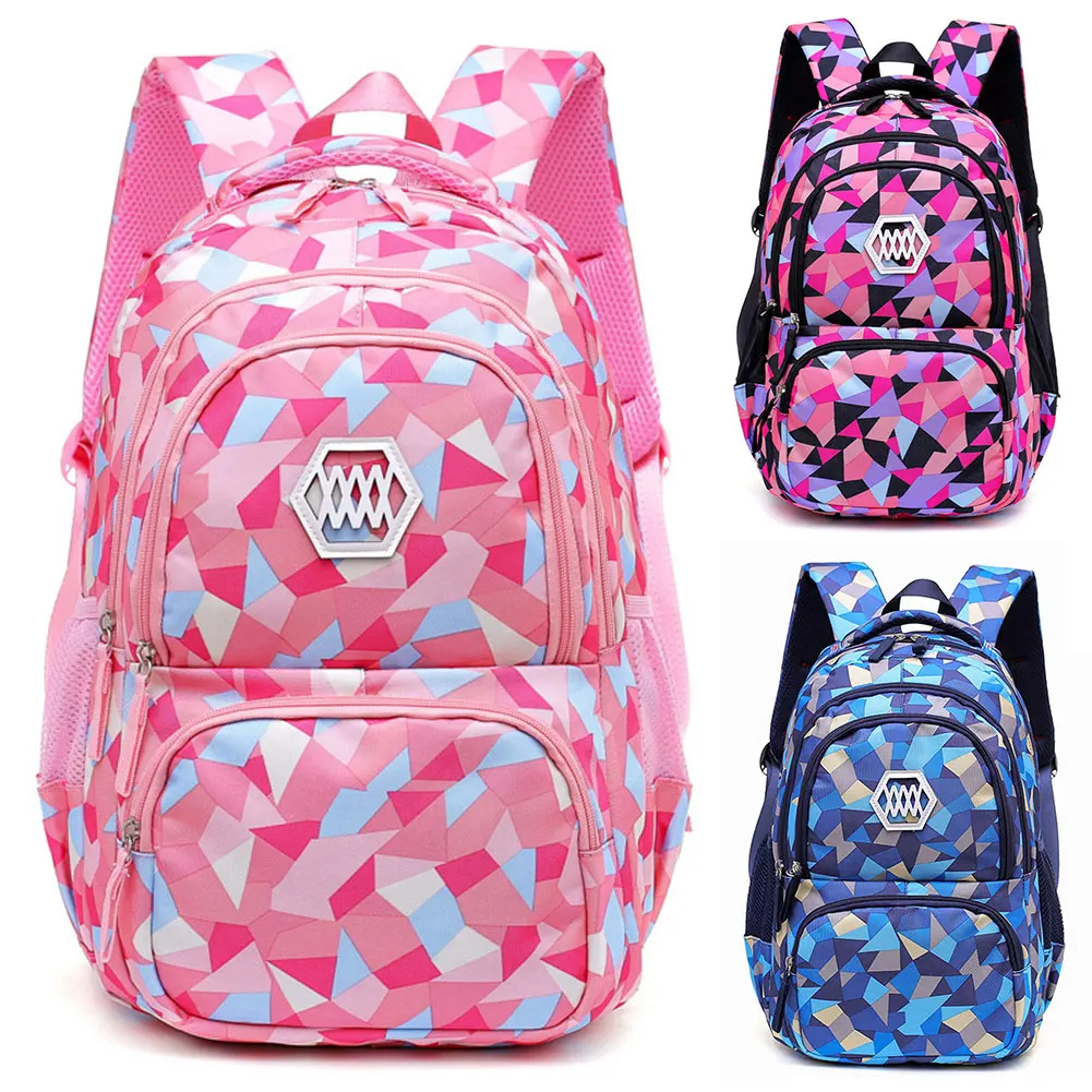 Рюкзак с принтом для студентов отсек ноутбука регулируемые лямки на молнии