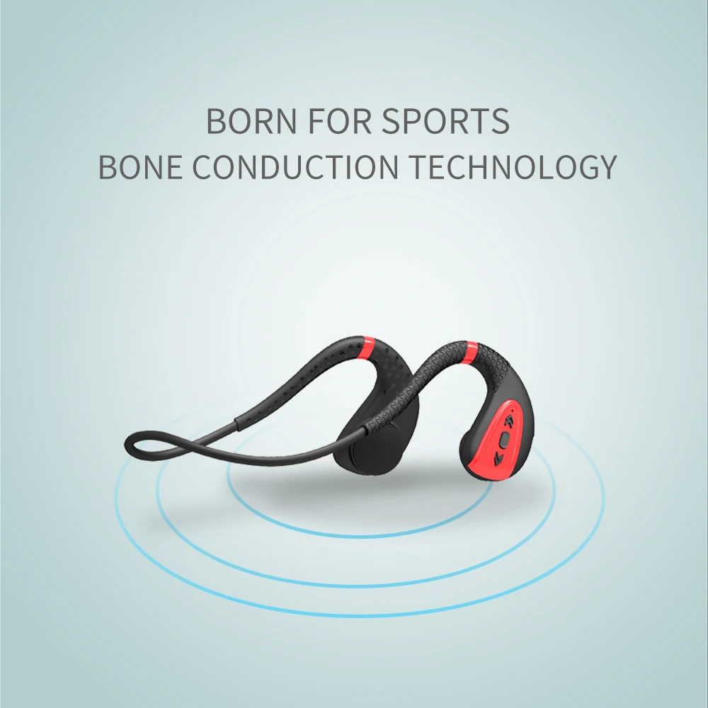HIFI MP3 плеер с костной проводимостью 8G водонепроницаемые спортивные наушники для