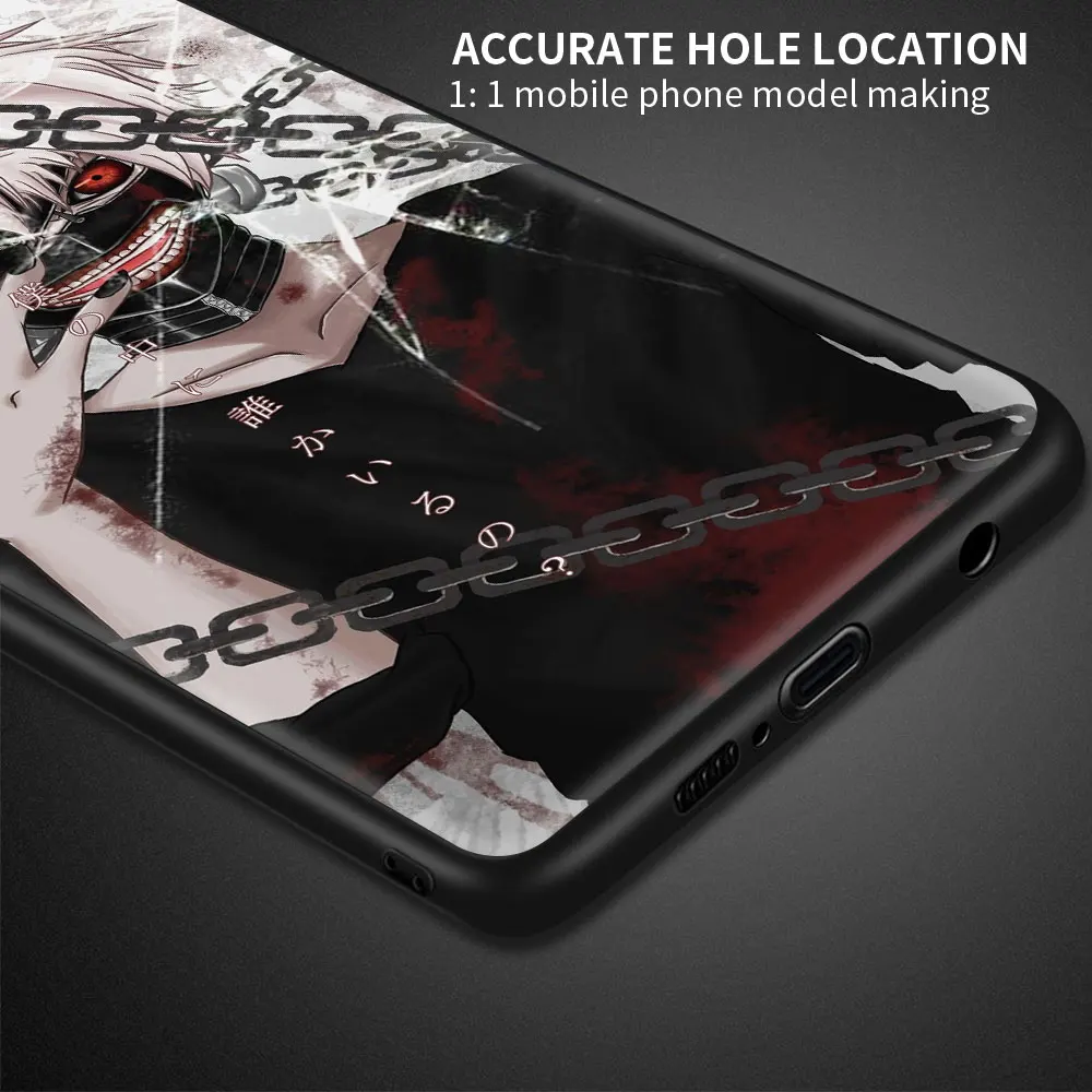 

Anime Tokyo ghoul Cool Phone Case for Xiaomi Redmi Note 9S 9 Pro 8T 7 8 6A 7A 8A 9A 9C 9T K30 K40 Pro Soft Black Shell Cover