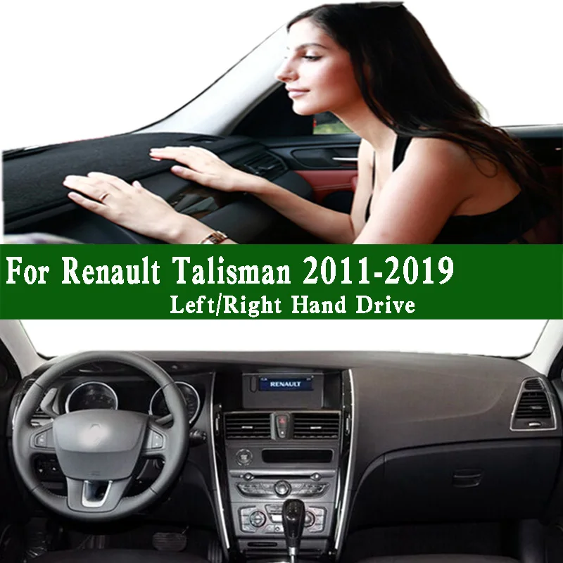 

For Renault Talisman L2M Samsung SM7 L47 VQ35 2011-2019 Dashmat Dashboard Cover Instrument Panel Protective Pad Dash Mat Carpet