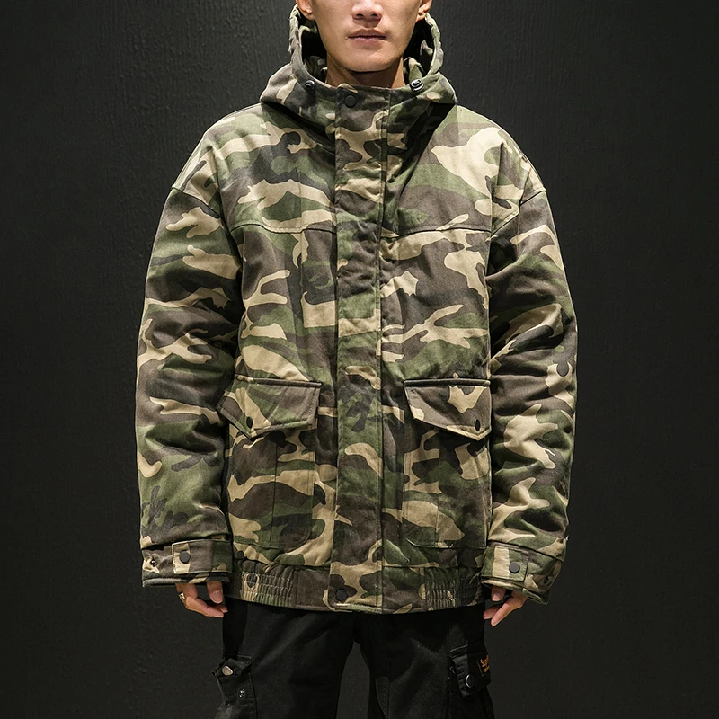 Парка мужские зимние куртки хлопковые Chaquetas Hombre камуфляжное пальто мужские s повседневные камуфляжные мужские куртки и пальто оптом