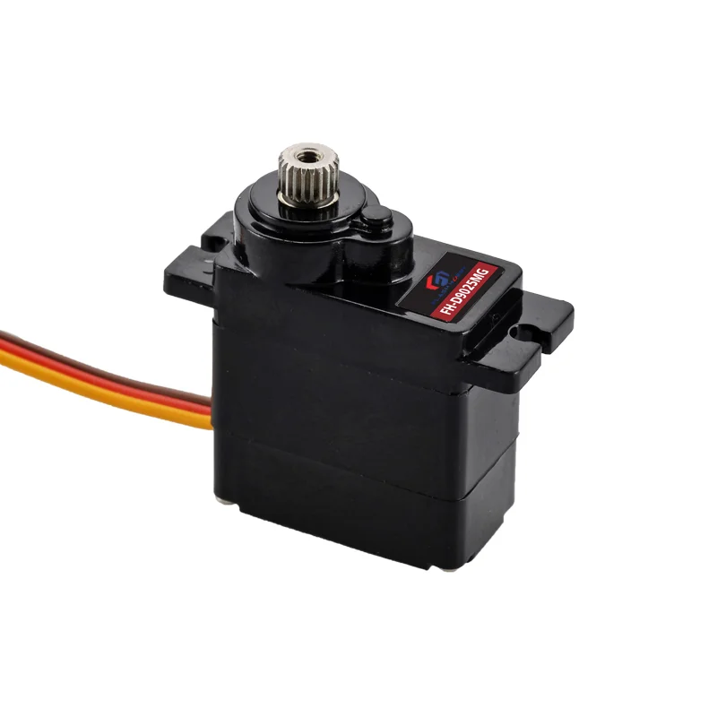 4 шт./лот Flash hobby 13g 9025 цифровой микро сервопривод GS-D9025MG с металлической шестерней 2