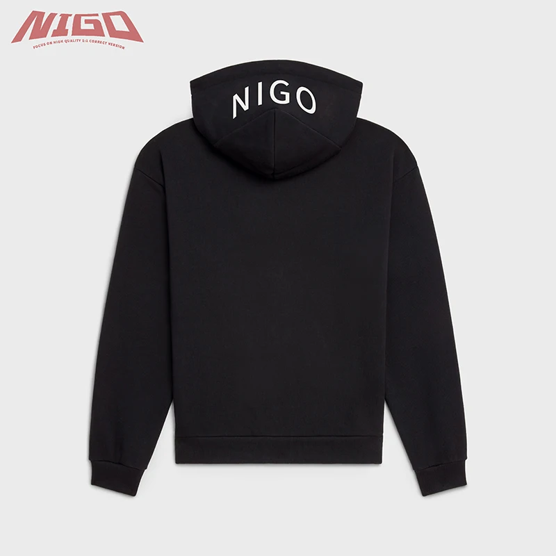 

NIGO MS 21ss Cel, Повседневная Толстовка с капюшоном и молнией, пальто # nigo8168