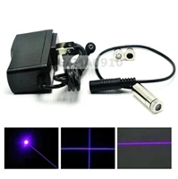 focusable 405nm 20mw violetblue laser dotlinecross module w 5v ac adapter