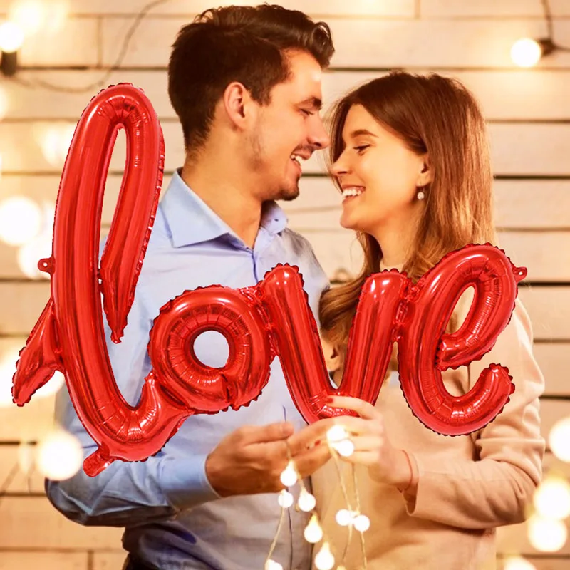 13 шт./компл. фольгированные воздушные шары с сердечками розовые золотые