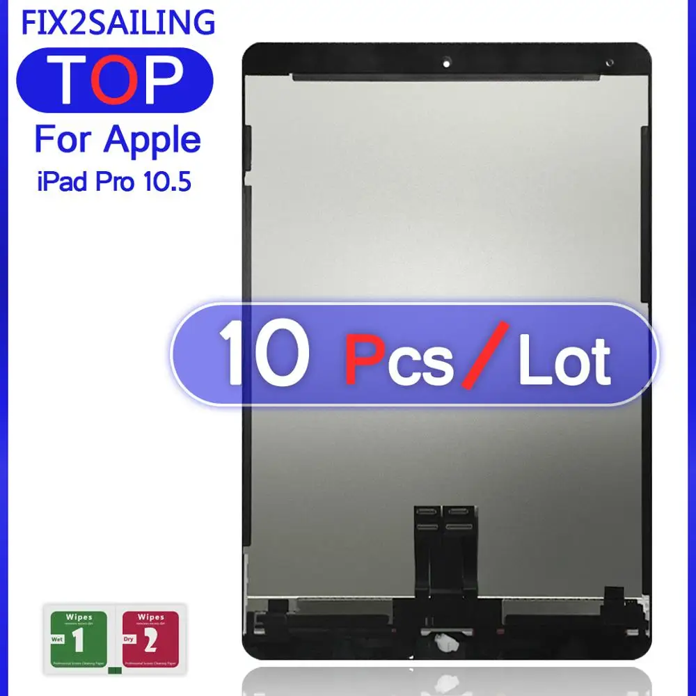 Для iPad 10 5 100% Новый AAA класс ЖК-дисплей кодирующий преобразователь сенсорного