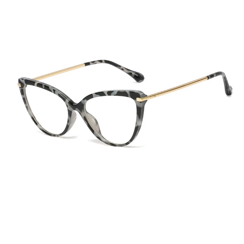 

2019 new Women Cat eye glasses frame fashion metal frame Transparent Glasses eye glasses frames for women Eyeglasses