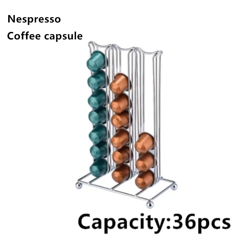 Кофейная капсула Nespresso стойка-башня стойка для кофейных капсул диспенсер подходит капсула Nespresso для хранения держатель фильтра для кофе