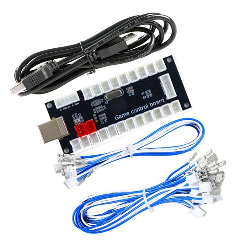 DIY аркадный джойстик комплект USB энкодер ПК игровая панель управления Джойстик