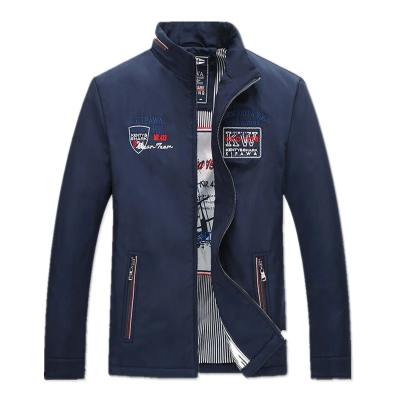 

Winter Long Sleeved Thick Cotton 2020 New Quality Windbreak Parka Homme Men Outwear Jacket Shark Brand Casual Warm Coat Clothes