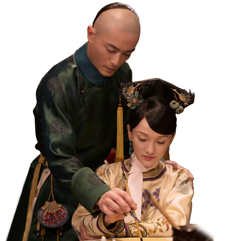 Qing Dynasty Man национальный костюм для влюбленных принц и принцесса ханьфу последней