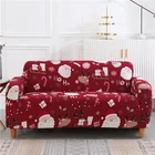 Рождественский растягивающийся чехол для дивана, чехлы, эластичный чехол для дивана разной формы, чехол для дивана, кресла, L-образного дивана